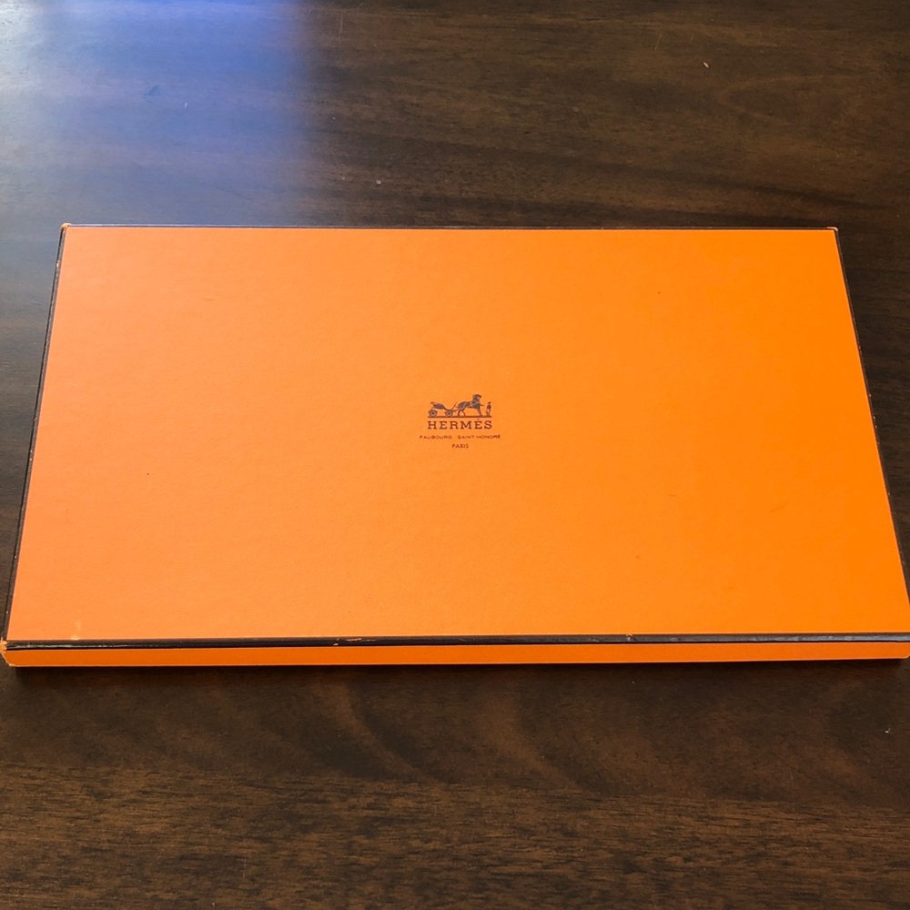 Hermès Orange Box large rectangle 15”